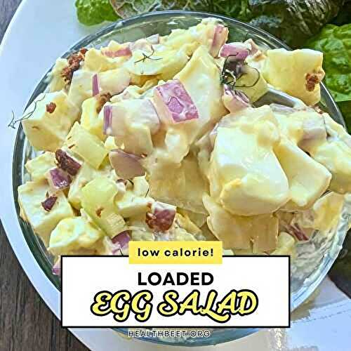 Loaded Egg Salad Lettuce Wraps