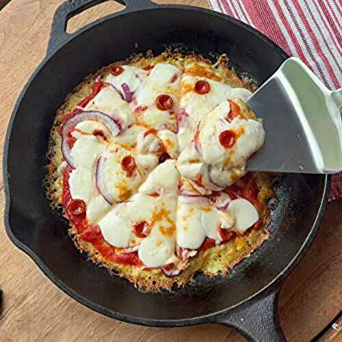 The Viral Low Carb Chicken Crust Pizza