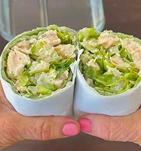 Chicken Caesar Salad Wrap