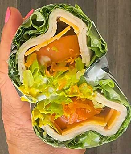 Low carb Turkey and Cheese Lunch Wrap