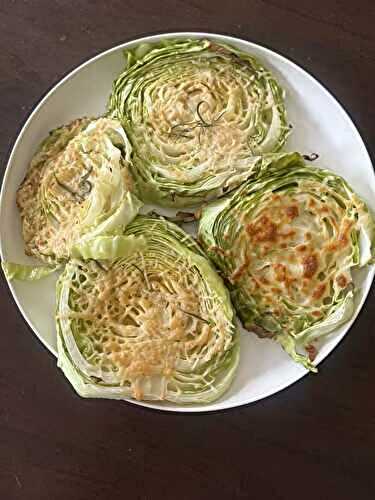 Cheesy Cabbage Steaks Recipe