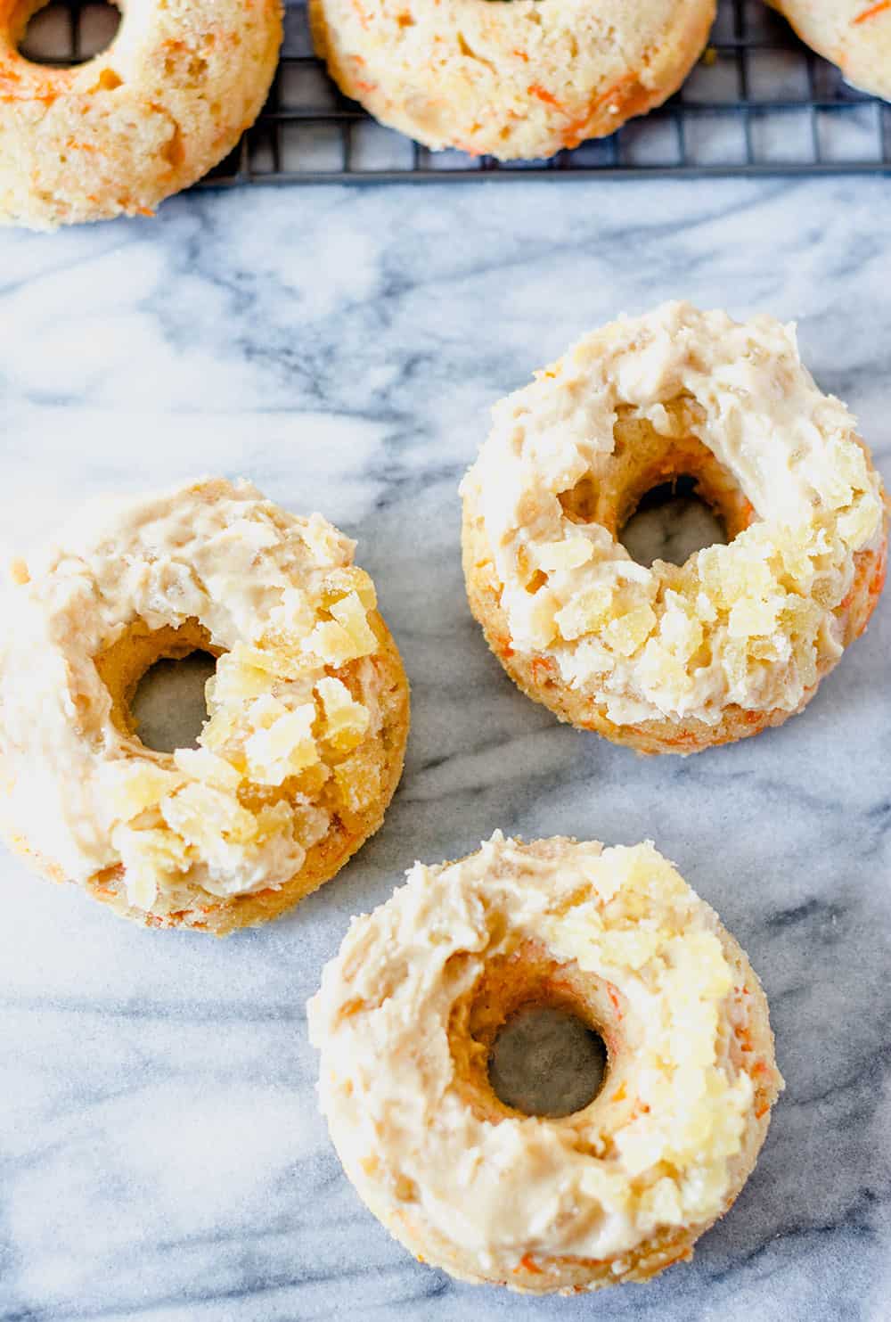 Vegan Gluten Free Carrot Cake Donuts