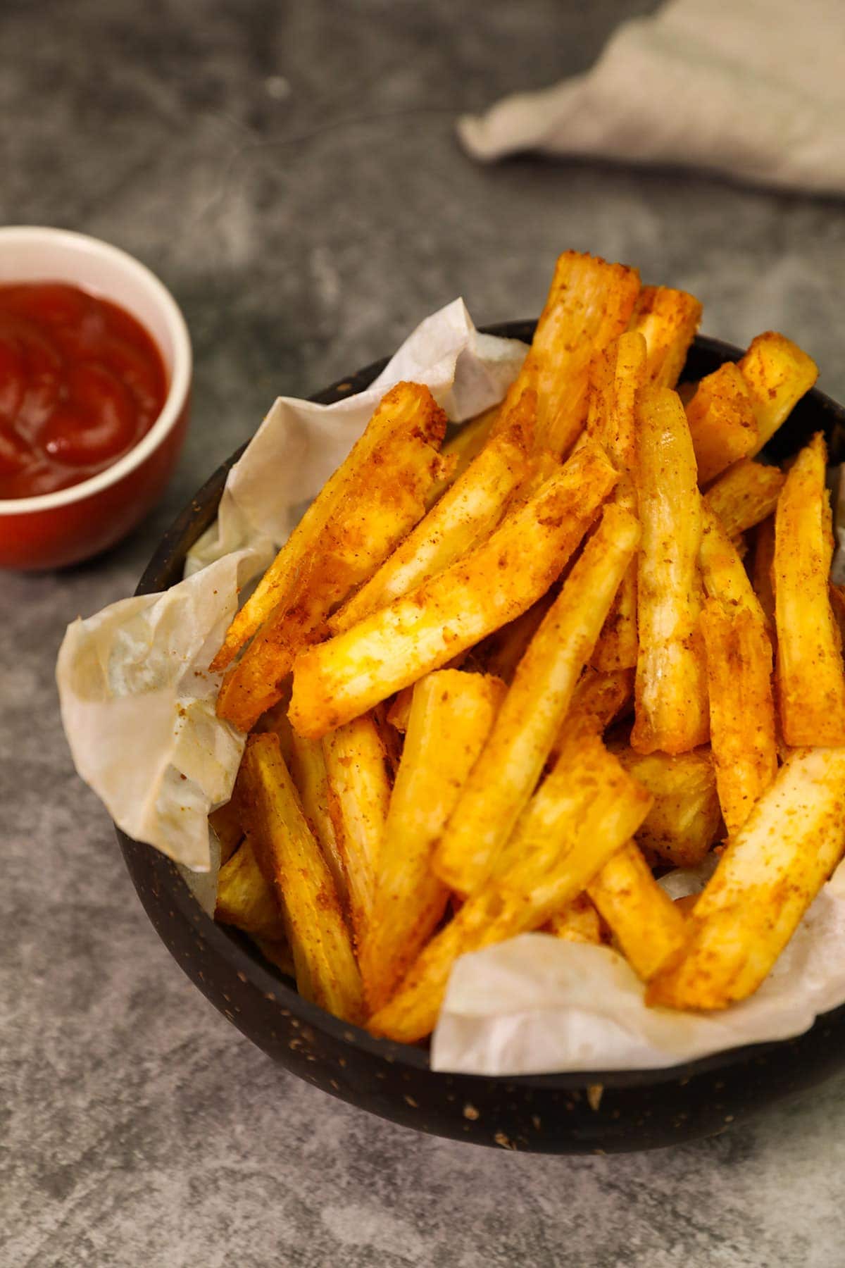 Baked Yuca Fries