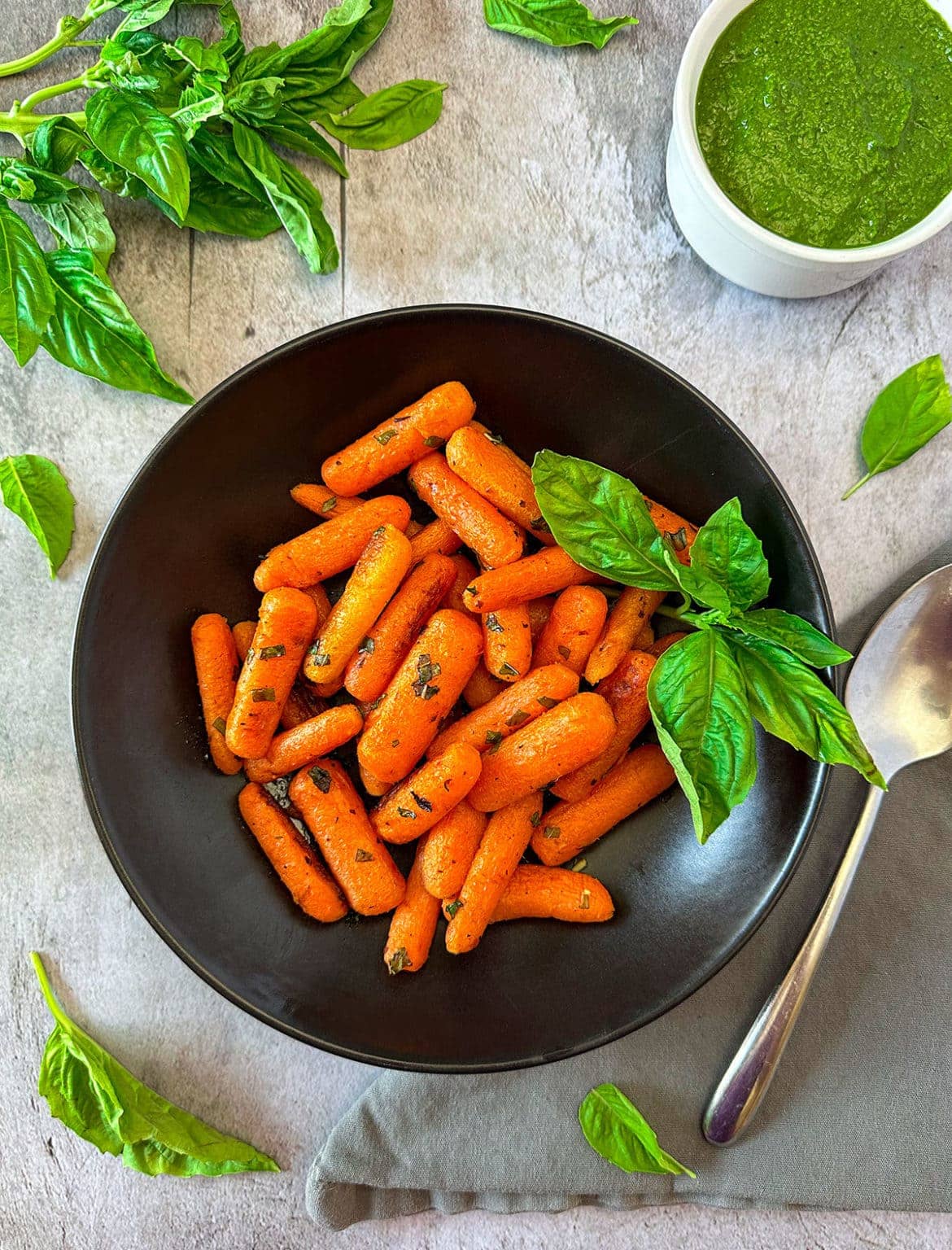 Basil carrots