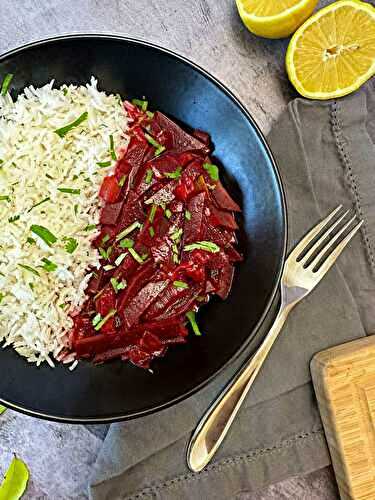 Beetroot curry