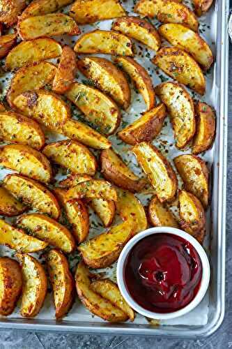 Cajun Oven Baked Potato Wedges