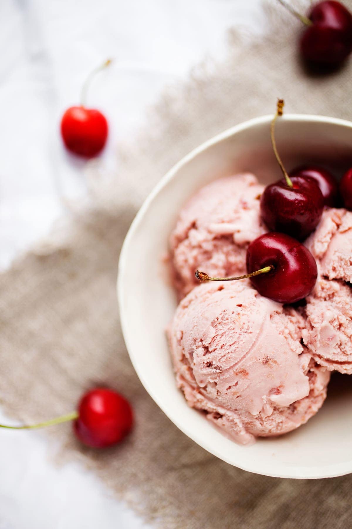 Cherry Coconut Ice Cream