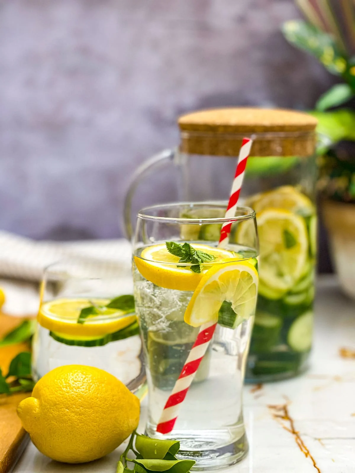 Cucumber Lemon Water