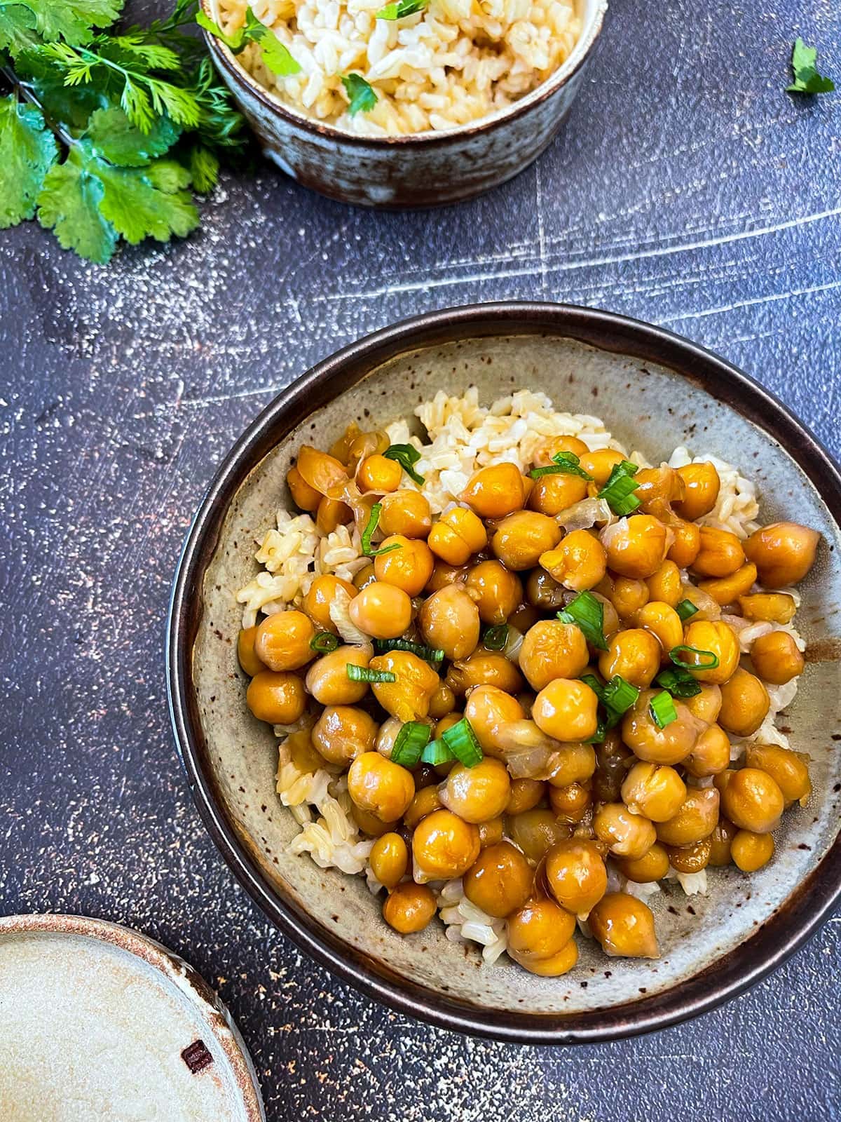 General Tso Chickpeas