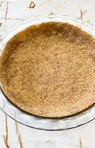 Gluten-Free Graham Cracker Pie Crust