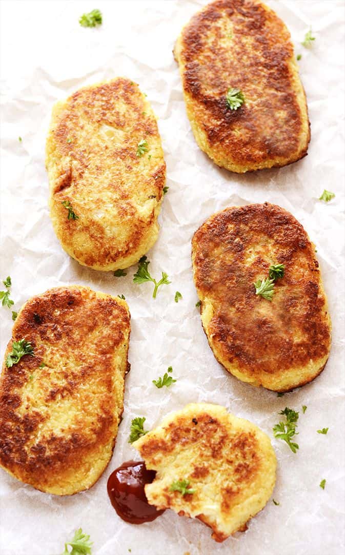 Gluten-Free Vegan Cauliflower Hash Browns