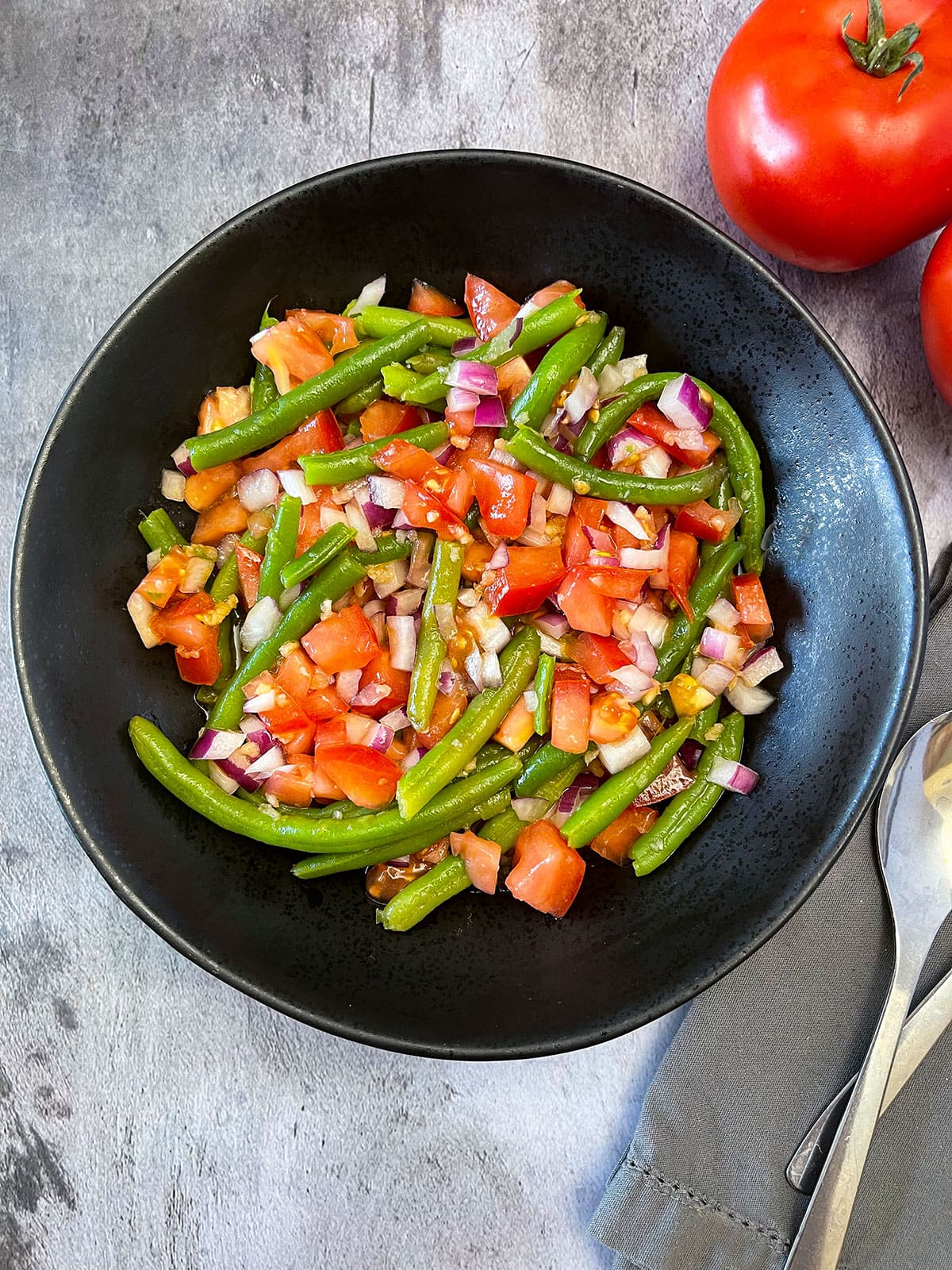 Green Bean And Tomato Salad