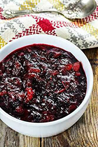 Healthy Cranberry Apple Sauce