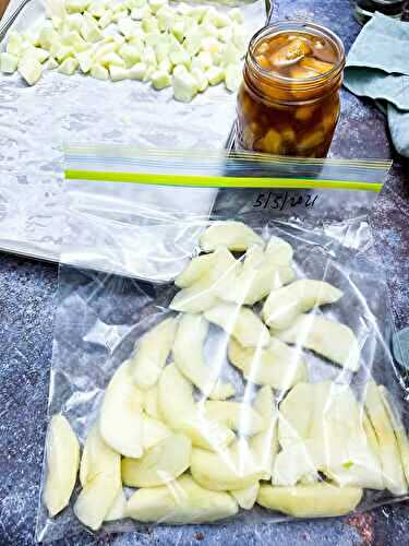 How To Freeze Apples?
