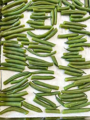 How To Freeze Green Beans