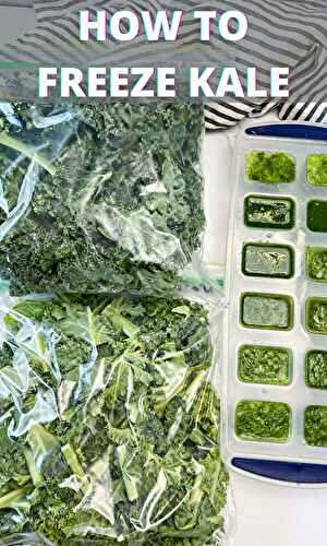 How To Freeze Kale