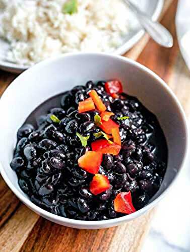 Instant Pot Black Beans (No Soaking)