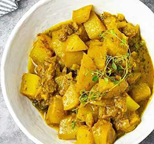 Jamaican Chocho (Chayote) Curry