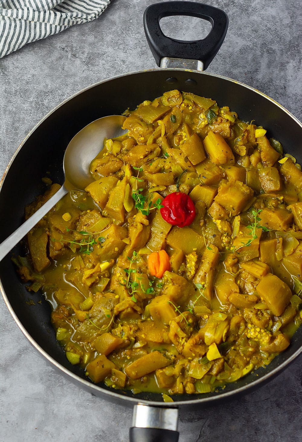 Jamaican Style Eggplant Curry