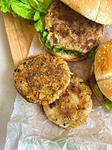 Lentil and potato burgers