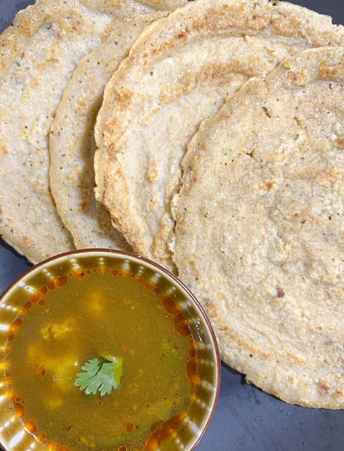 Lentil oat dosa