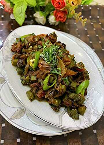 Masala Okra (Bhindi sabzi)