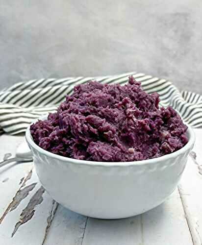 Mashed Purple Potatoes