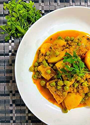 Pea Potato Curry (Alu Matar Sabzi)