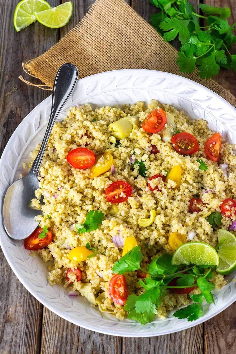 Quinoa Salad With Artichokes