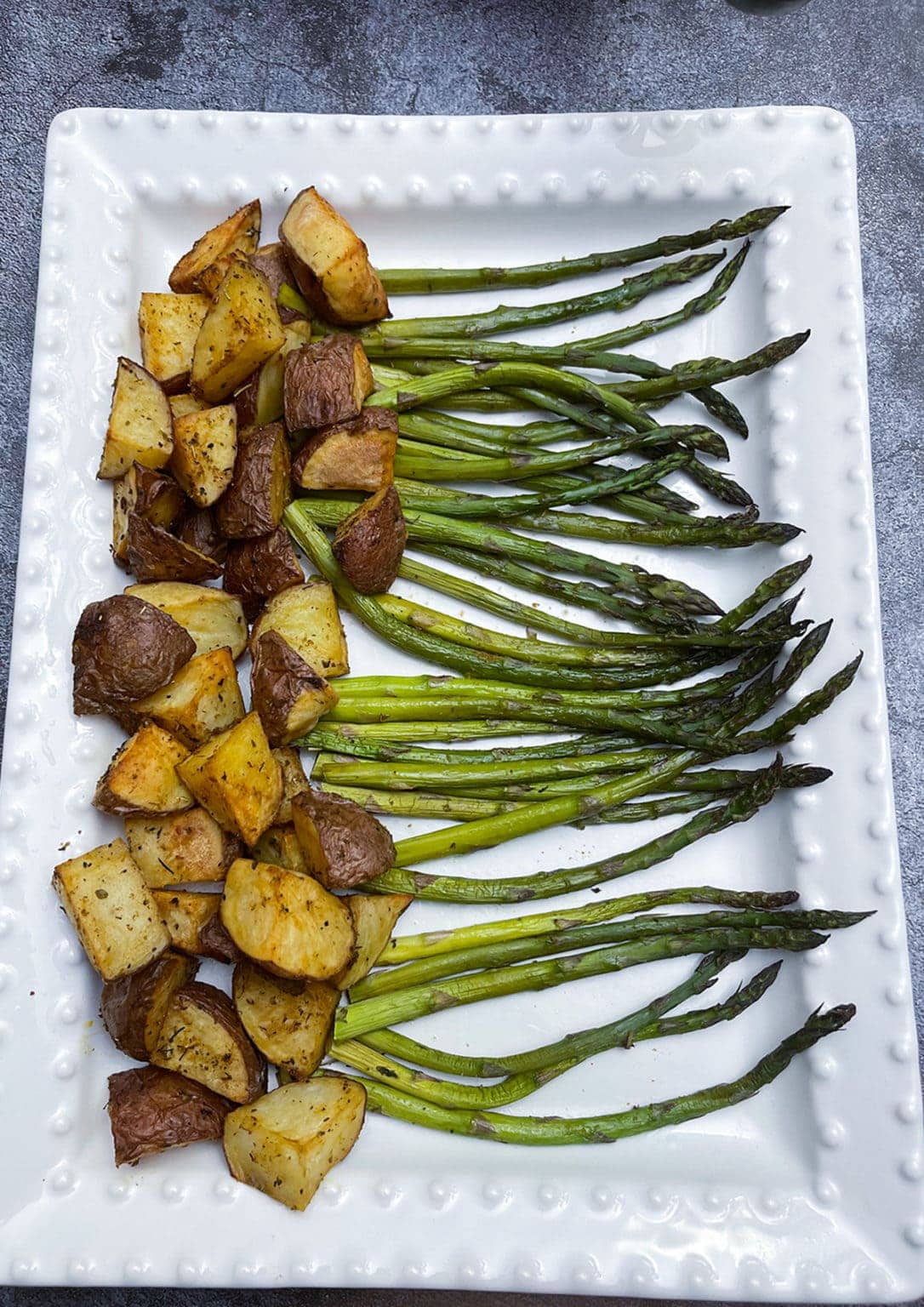 Roasted Asparagus and Potatoes