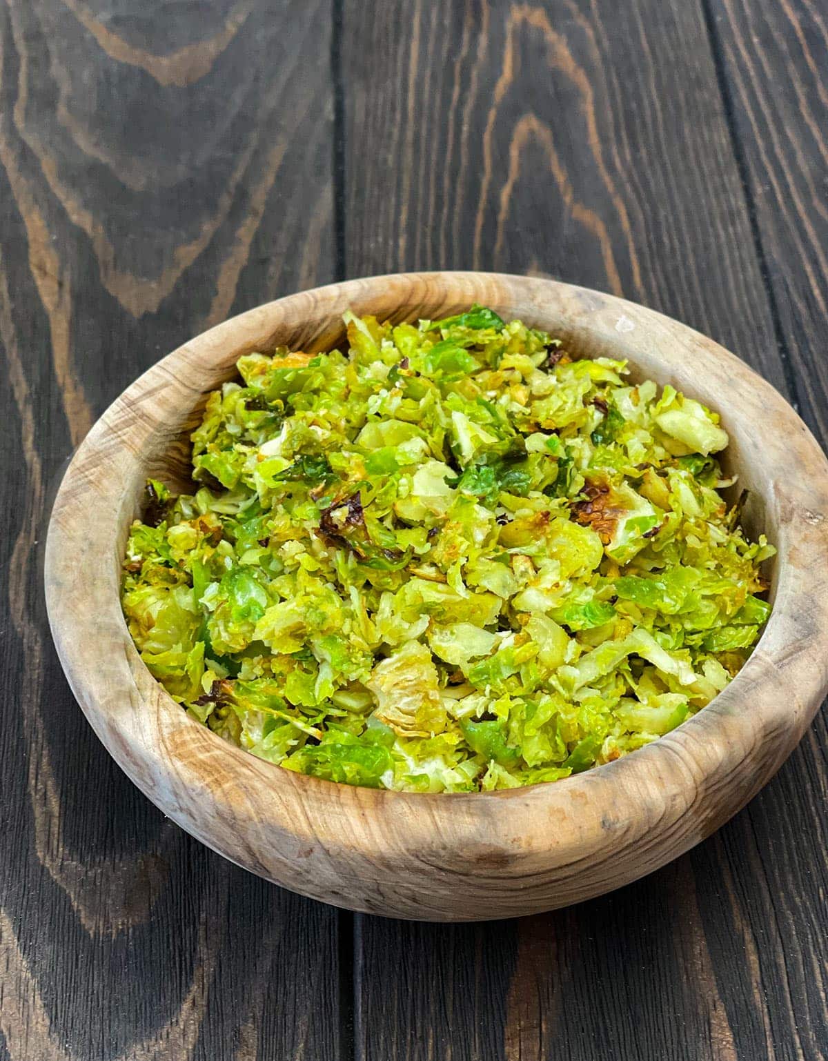 Roasted Shaved Brussels Sprouts