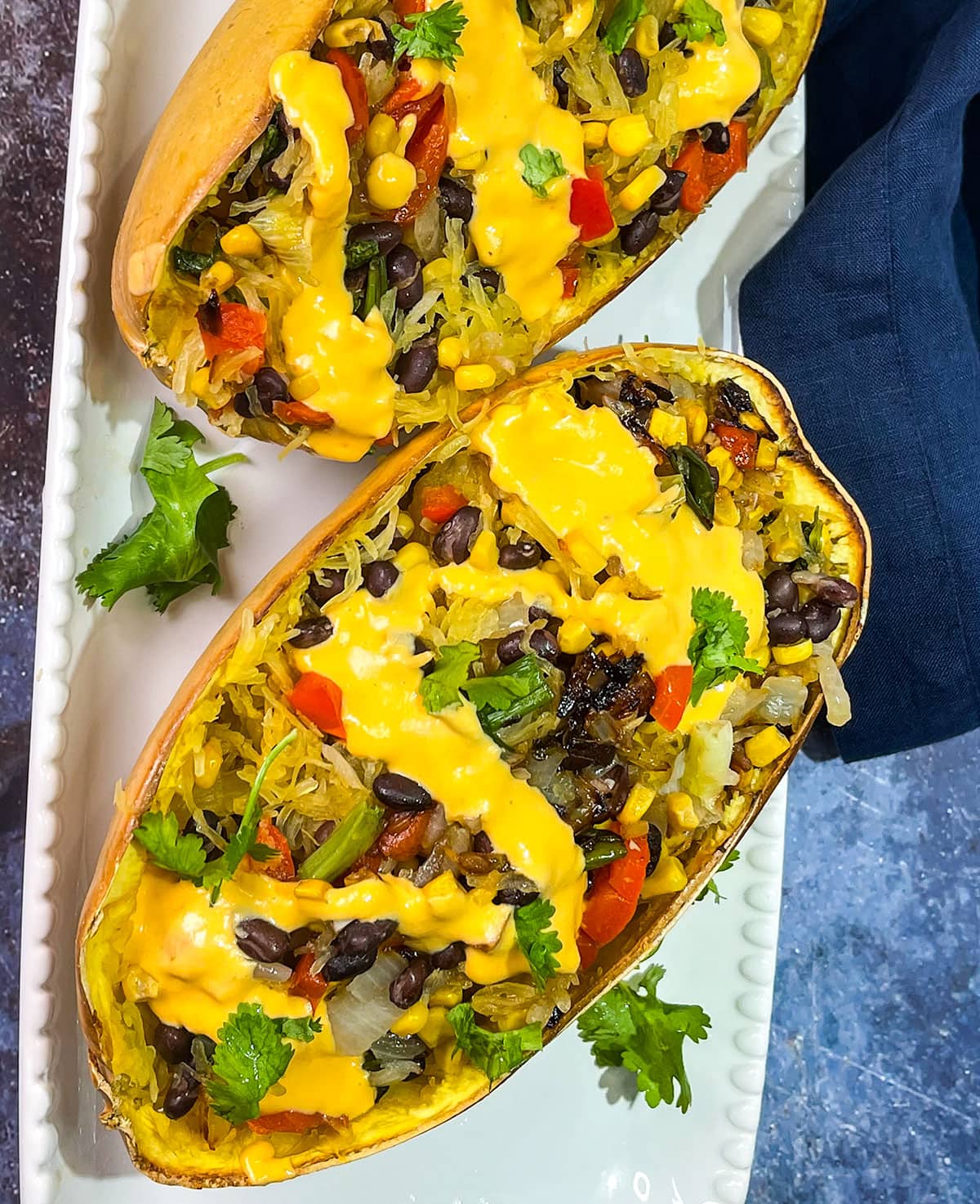 Stuffed Spaghetti Squash Bowls