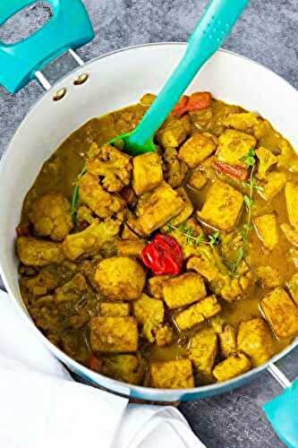 Tofu Curry With Cauliflower