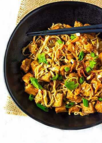 Tofu Peanut Noodles