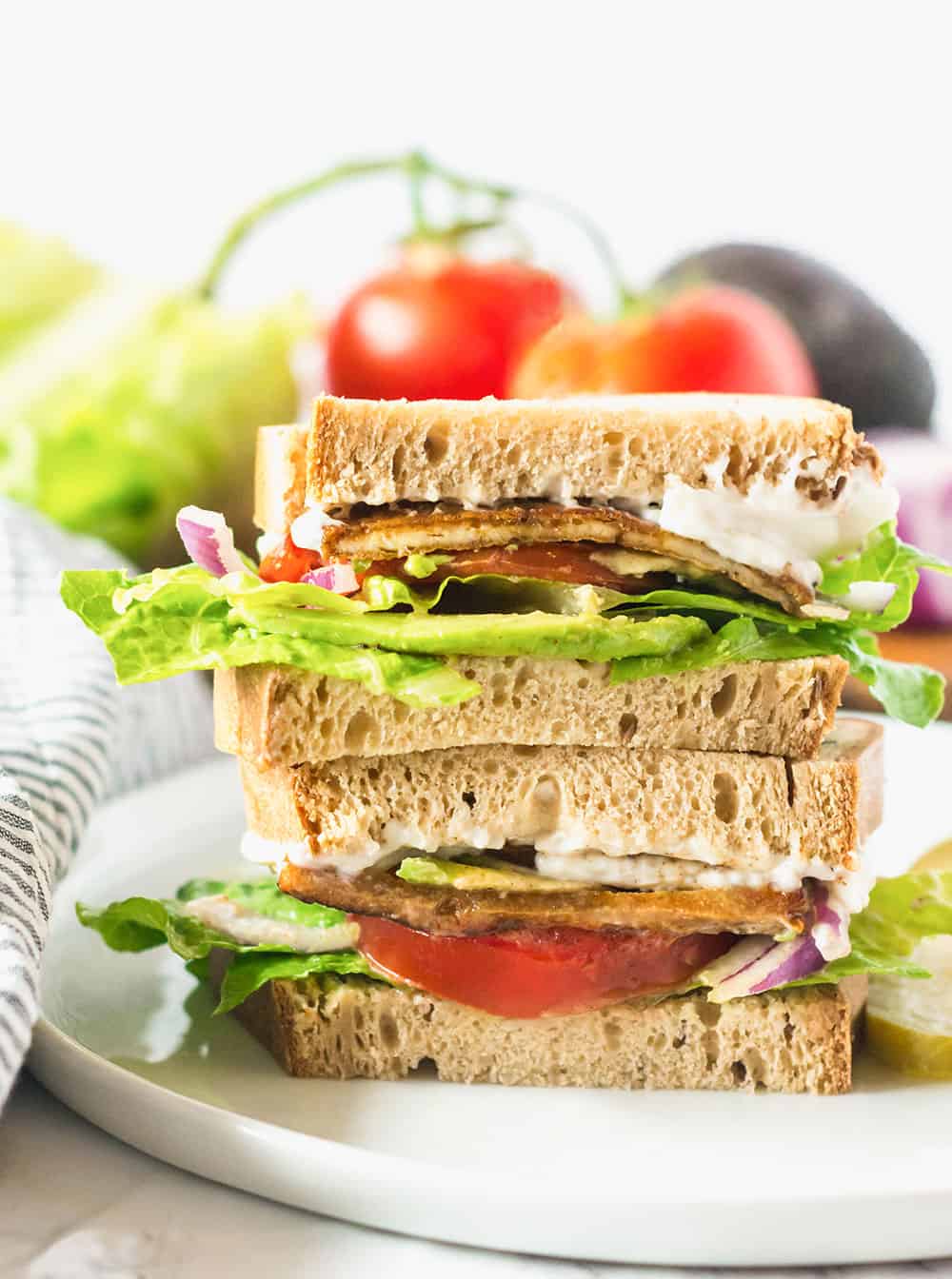 Vegan BLT Sandwich