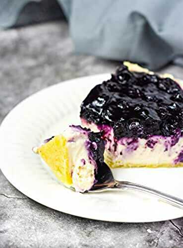 Vegan Blueberry Cheesecake