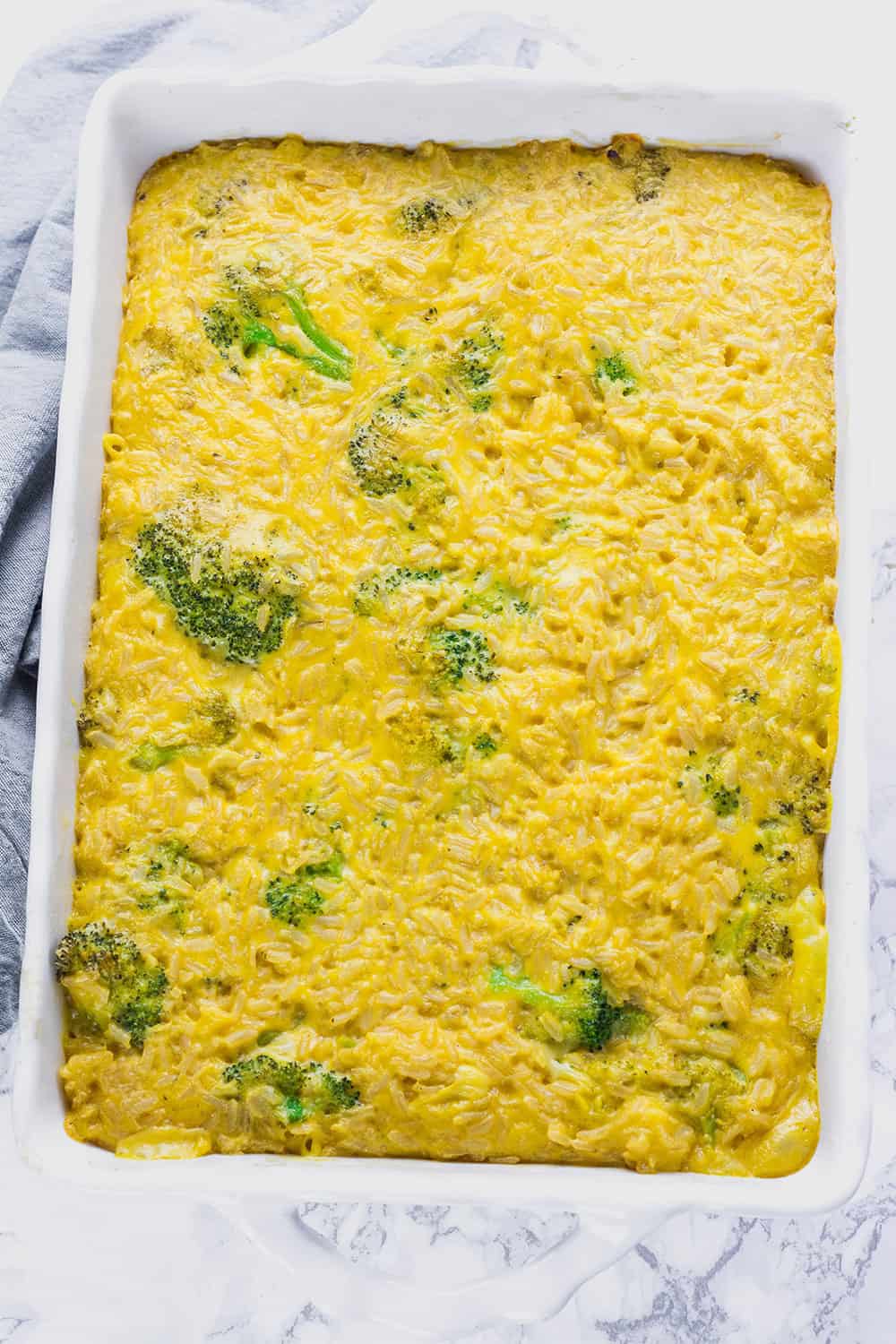 Vegan Broccoli Rice Casserole