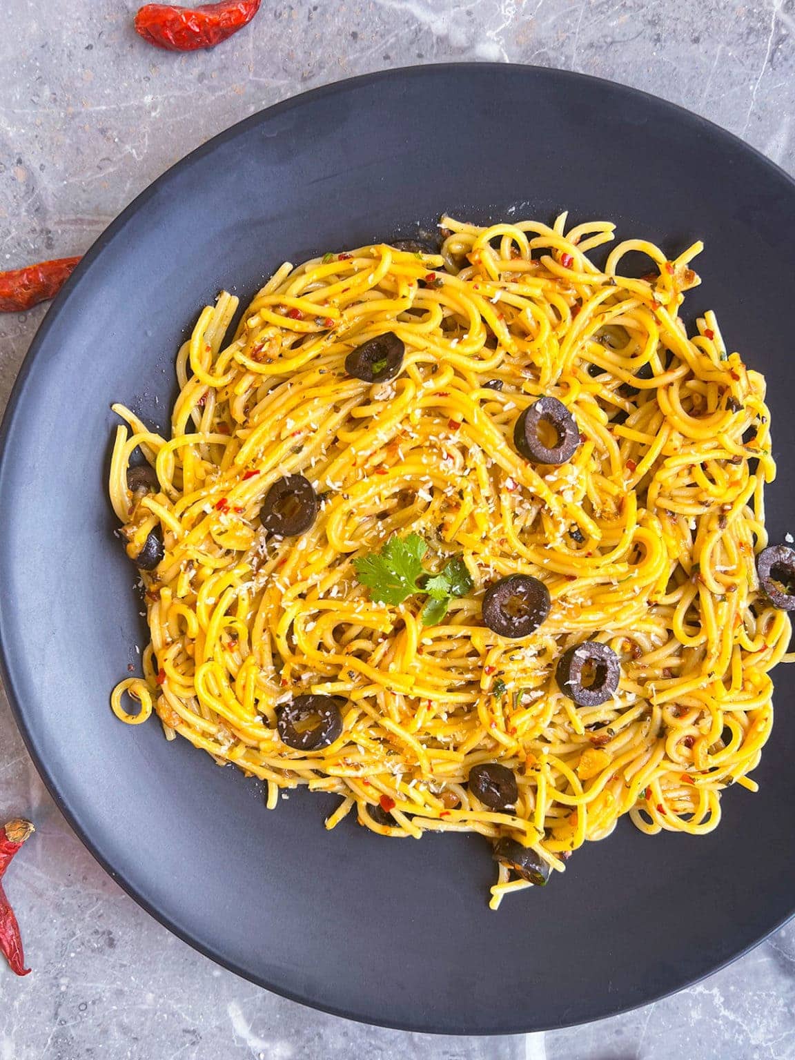 Vegan butter chili noodles