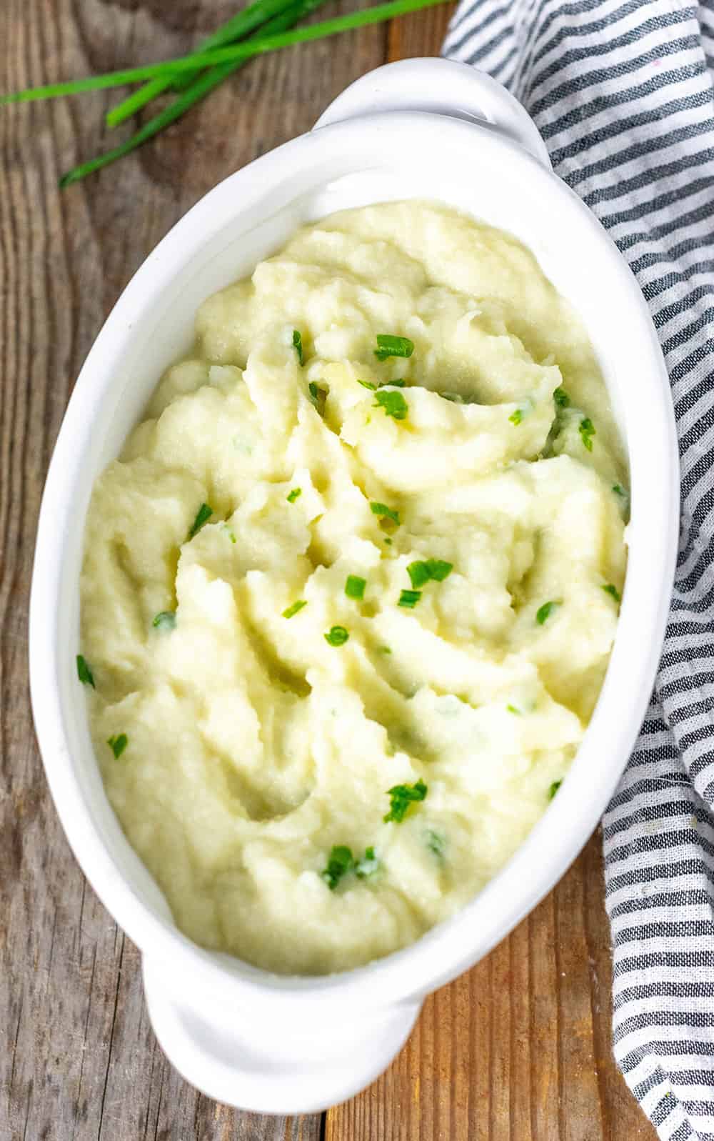 Vegan Cauliflower Mashed Potatoes