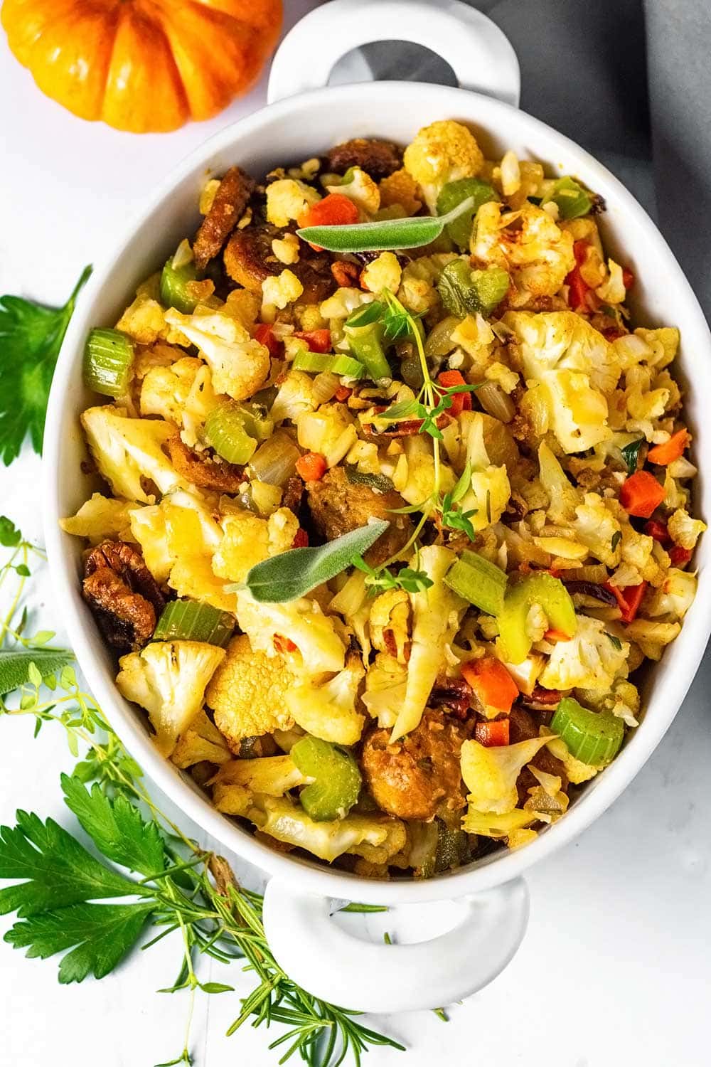 Vegan Cauliflower Stuffing