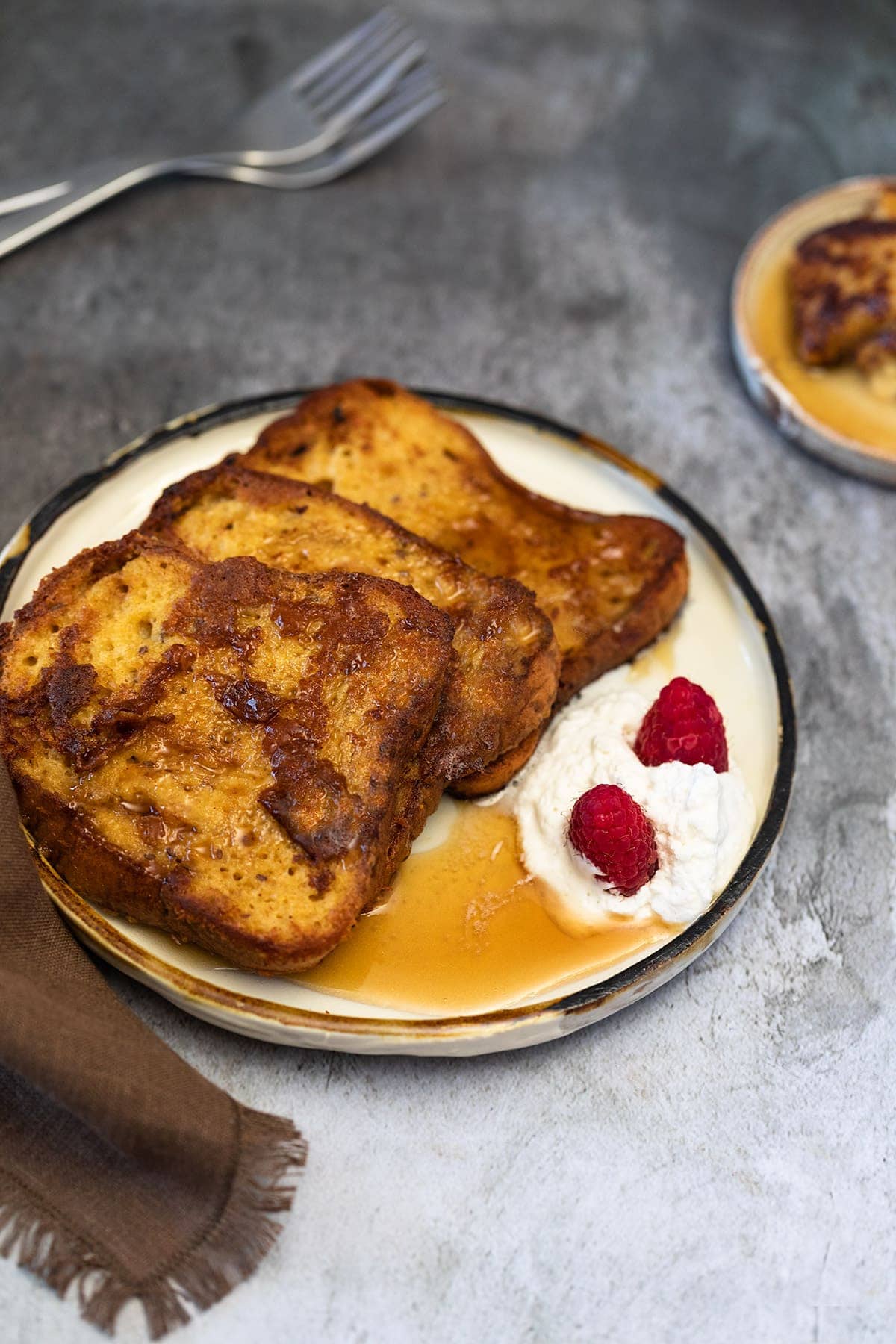 Vegan Eggnog French Toast