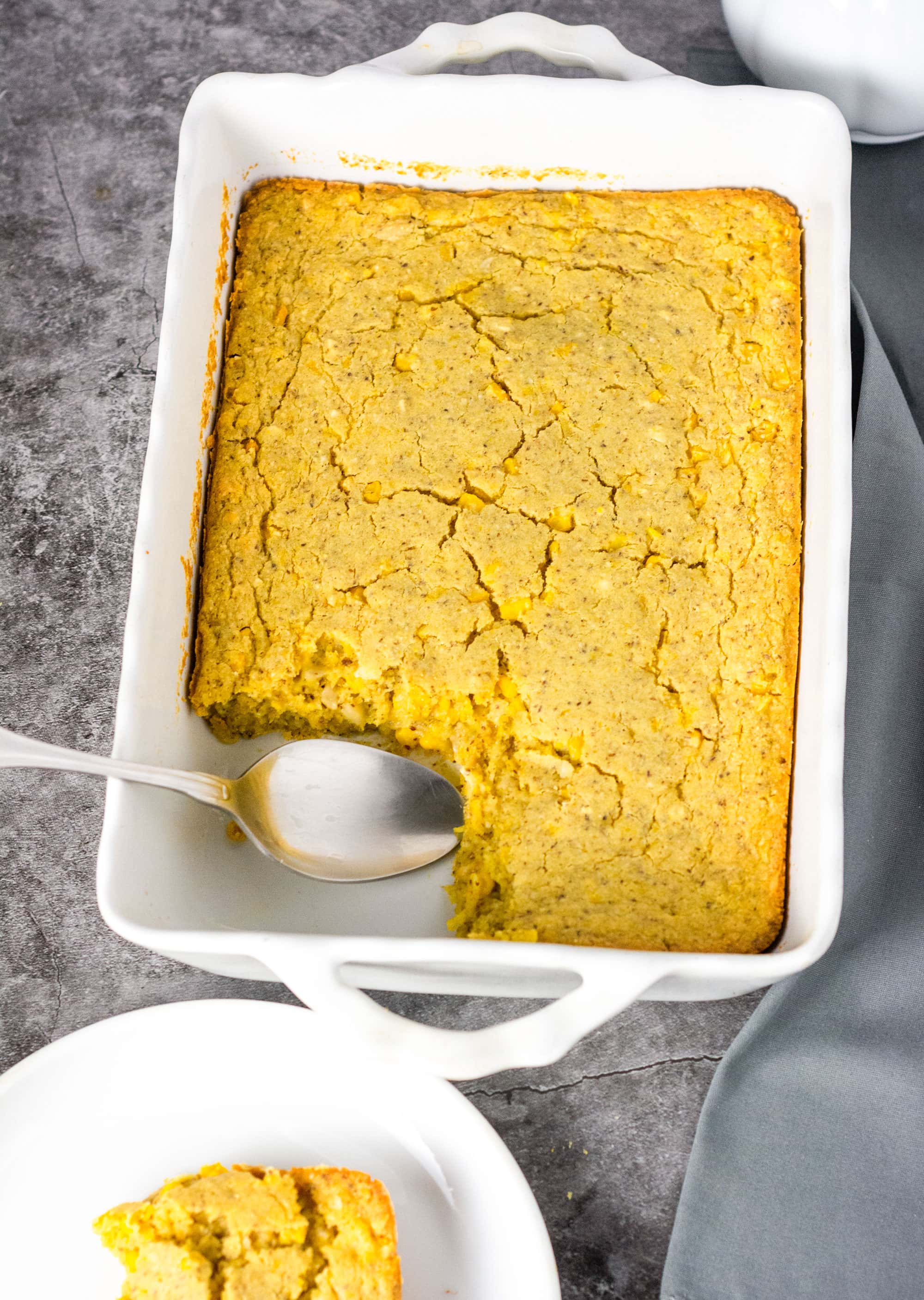 Vegan Gluten-Free Cornbread Casserole