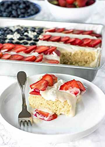 Vegan Gluten-Free Flag Cake