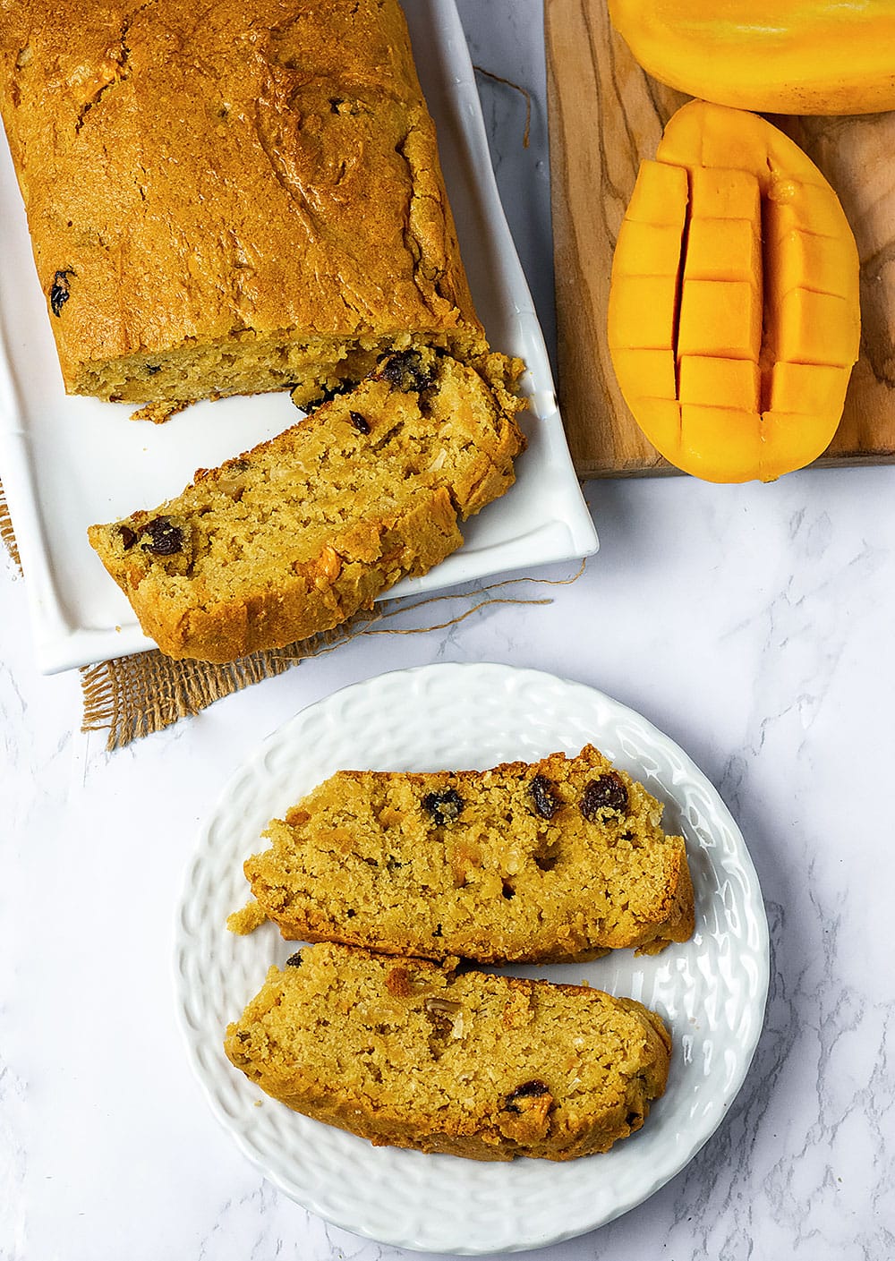 Vegan Gluten-Free Mango Bread Jump to Recipe