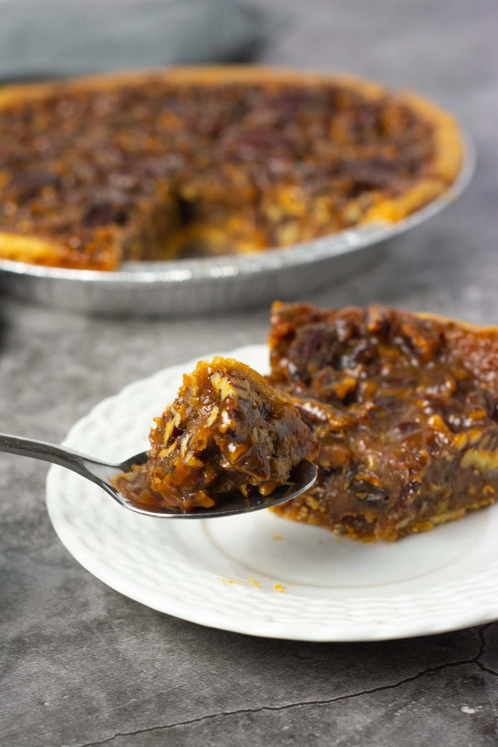 Vegan gluten-free pecan pie