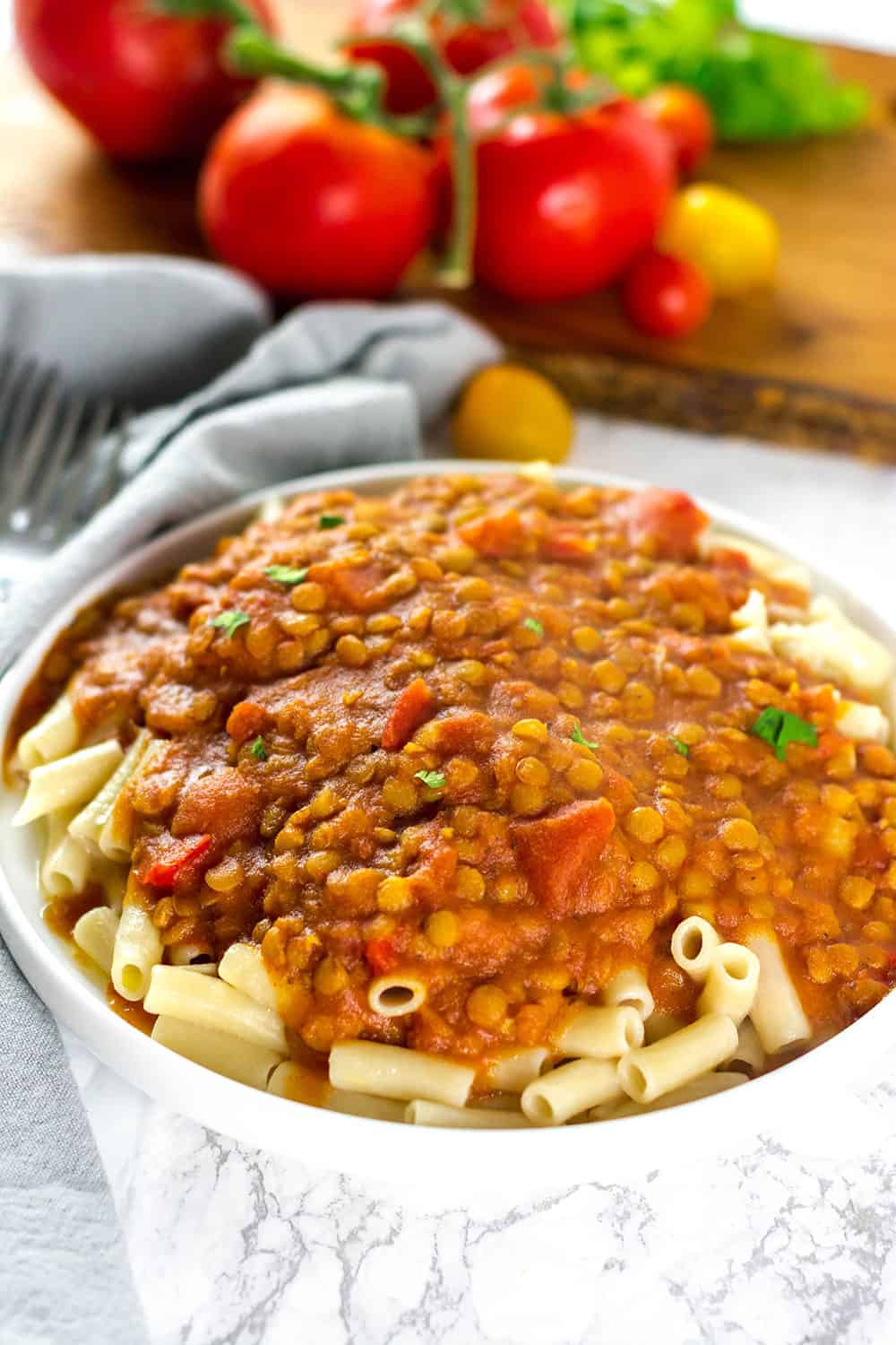 Vegan Lentil Bolognese