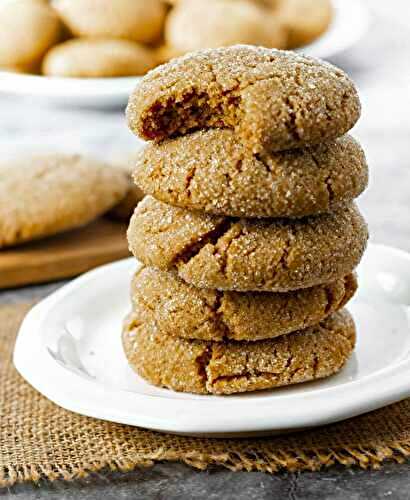 Vegan Molasses Cookies