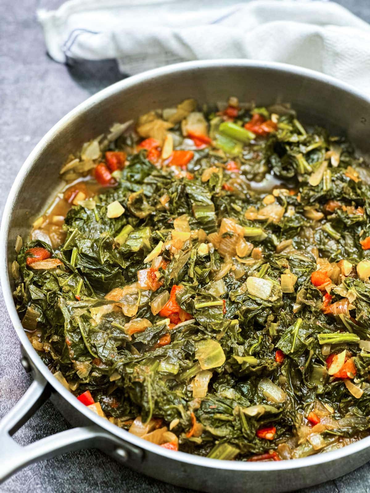 Vegan Mustard Greens