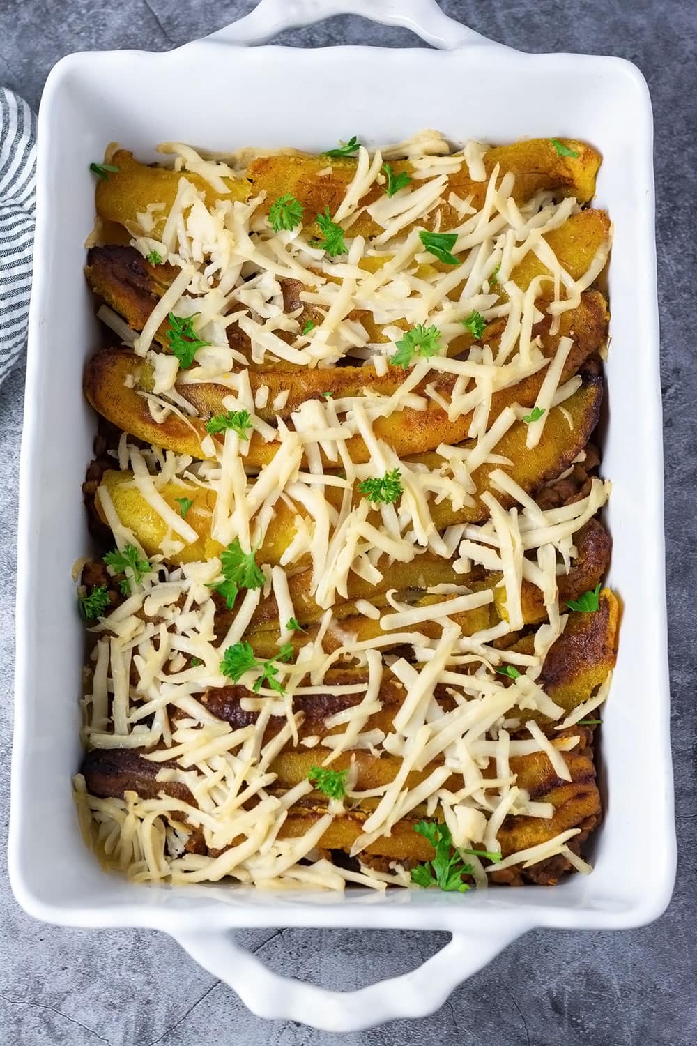 Vegan Pastelon (Plantain Lasagna)