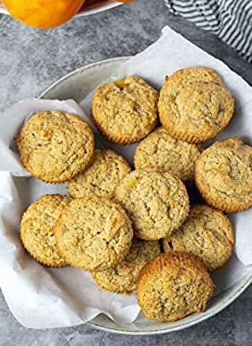 Vegan Persimmon Banana Muffins